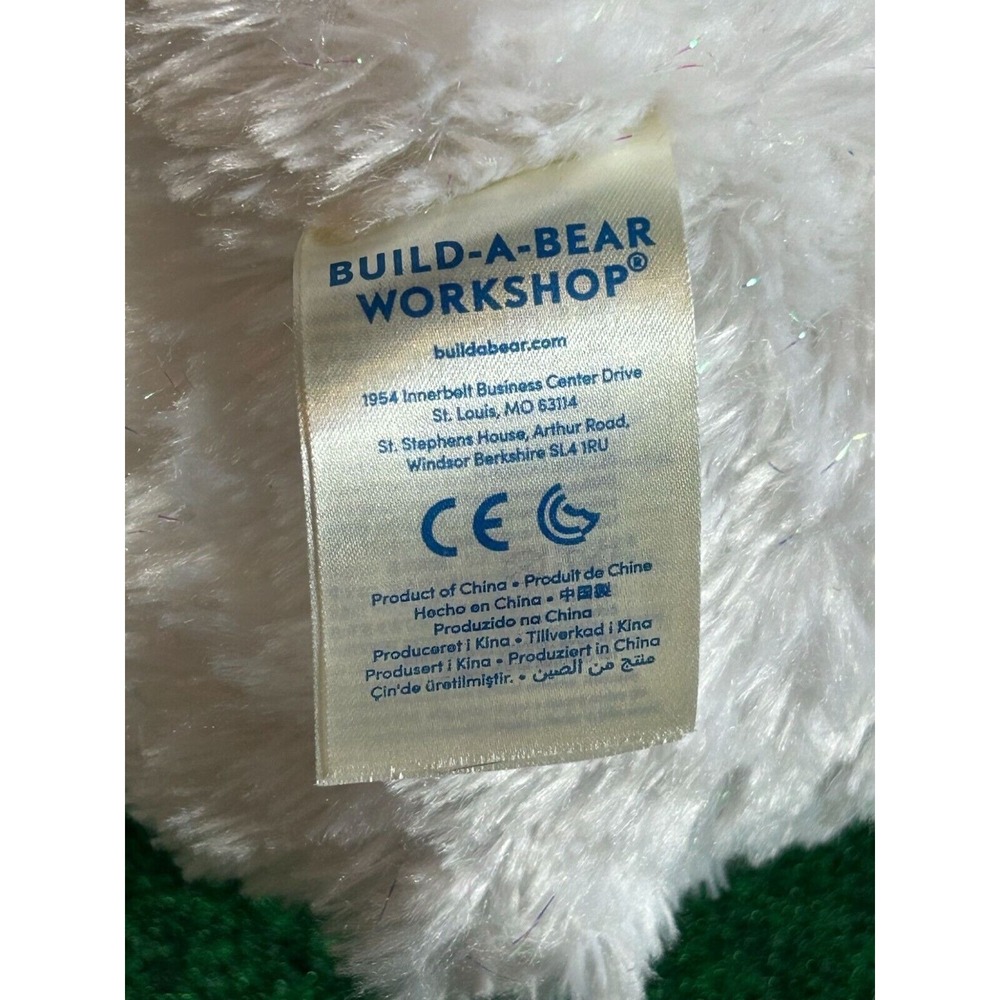Build-A-Bear Disney Frozen Elsa Plush Teddy Bear White With Blue Snowflake Paws - Picture 5 of 6
